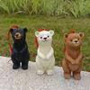 Lovely Bear Suspended Decoration For Deck Porch Environmental Friendly Rosin Handbuilt Decoration