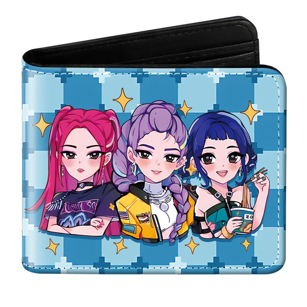 PU Leather Bifold Short Wallet, Animation Movie Peripheral Wallet, Fashionable And Exquisite Small Wallet