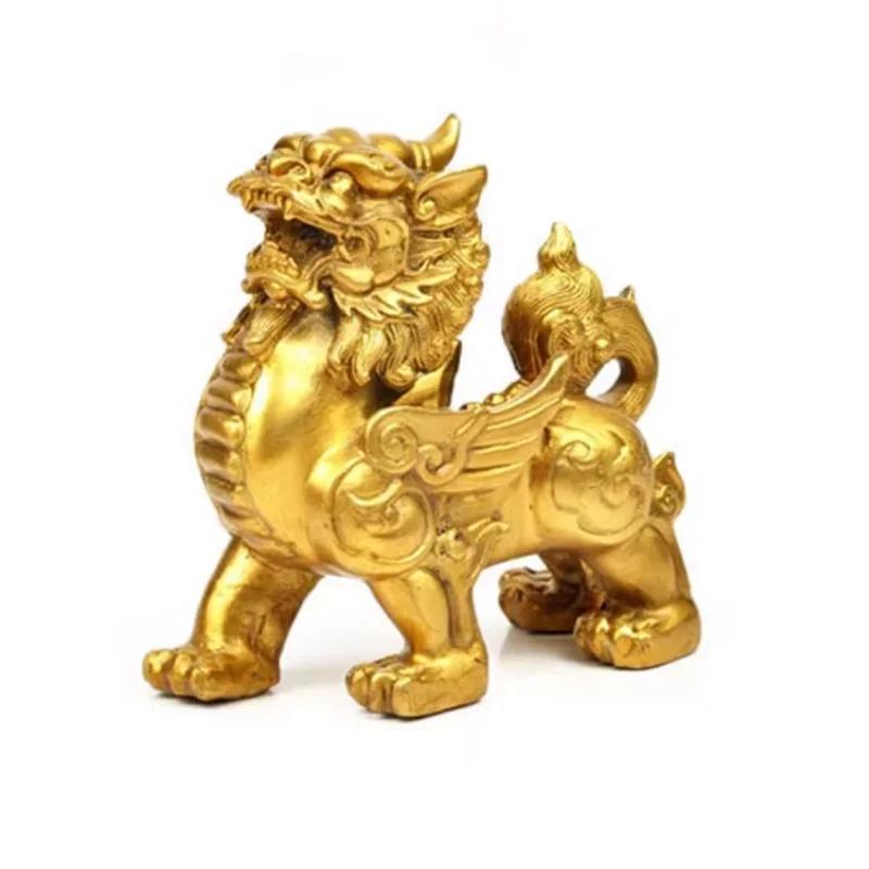 Home decor accessories Xiupi ornaments Zhenzhai Zhaocai Fengshui Imitation Pure Copper Pixiu Decoration Shop Office Craft Gifts