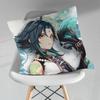 Cute XXiao Genshin Impact Pillowcase for Sofa Room Office Decor Printing  Merchandise AllMatch Cushion Cover
