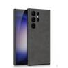 Skin Leather Hard Shell Phone Case For Samsung Galaxy S25 S24 Plus Ultra Shockproof Case