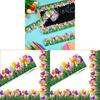 Spring Tulip Flower Party Classroom Decor Paper With Color Printing For Home And Event Use