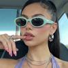 Vintage Oval Eyewear Comfortable Small Frame Eyewear Retro Sunglasses Trendy Oval Frame Sunglasses For Party Gatherings Outdoor