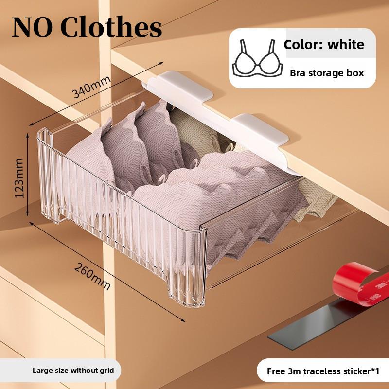 

Japanese Style Underwear Storage Box With Dividers For Bedroom Closet Organization Hanging No Grid 12.3cm