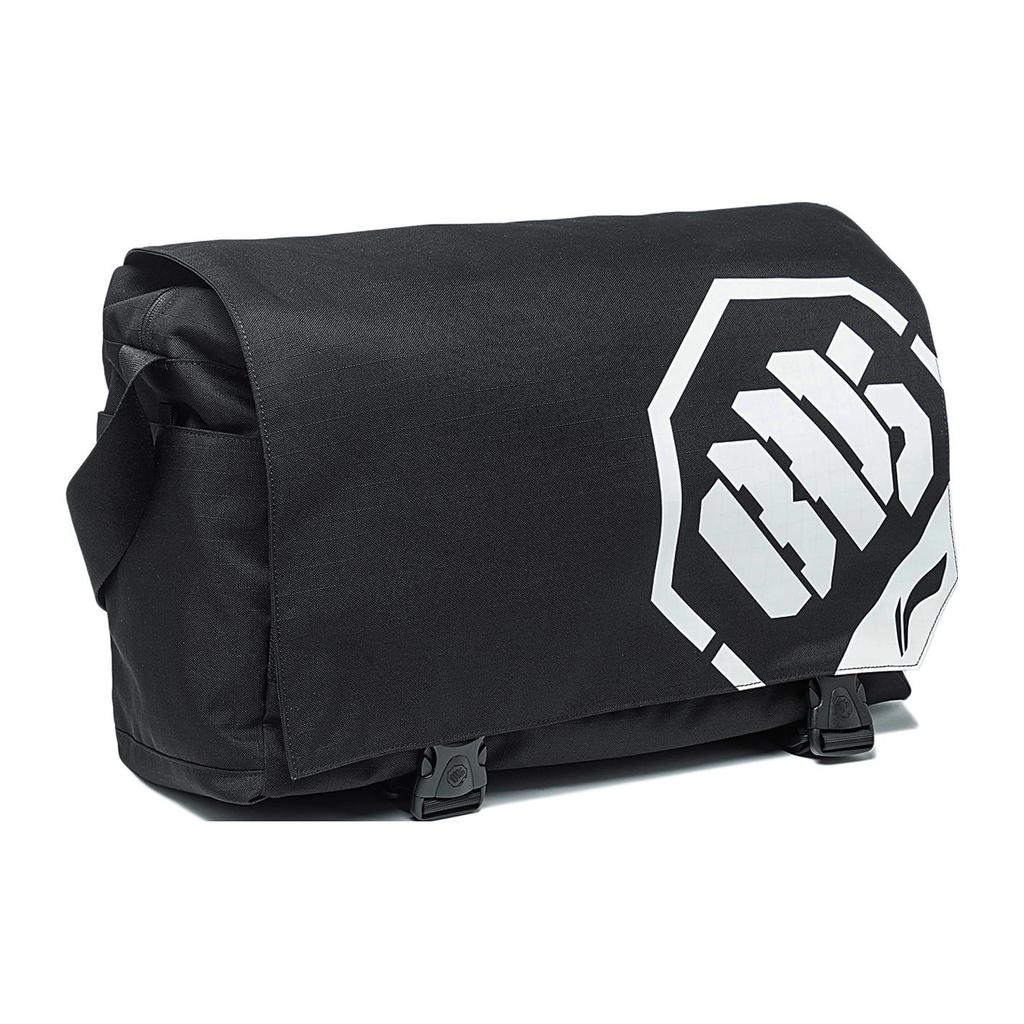 New LiNing Badfive Polyester Shoulder Bag Crossbody Bag Unisex Black ABST241-1