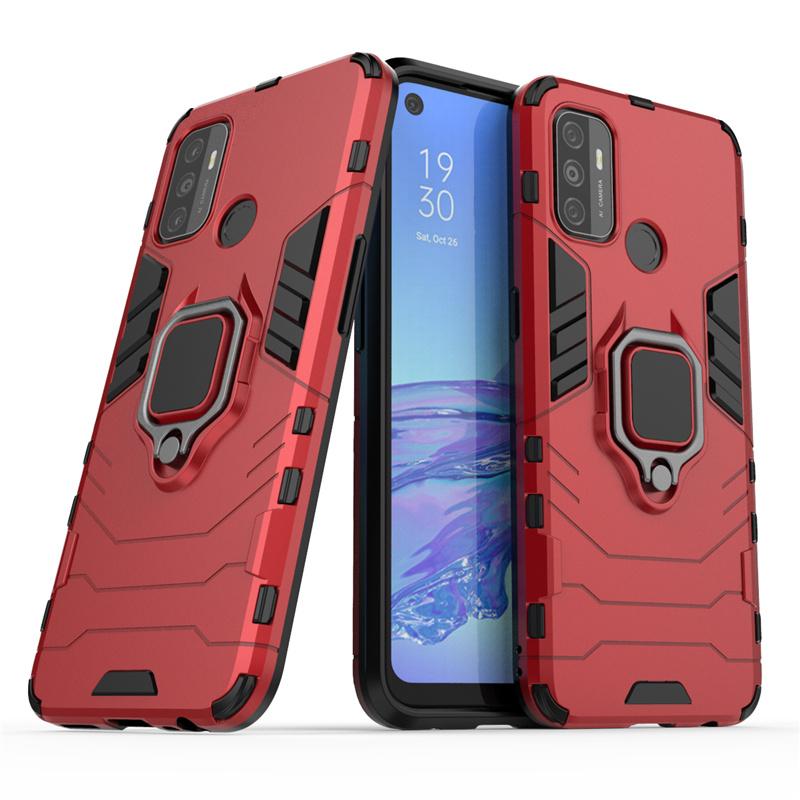 Phone Case For OPPO A53 Cover For OPPO A53 Capas Shockproof Heavy Bumper PC Holder Magnetic Armor Case For OPPO A53S A53 Fundas