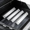 5 Piezas Placas de Calor para Parrilla Acero Inoxidable Placa de Calor de Repuesto para Parrilla DGH474CRP Piezas de Reparación 70-02-412 Placas de Calor