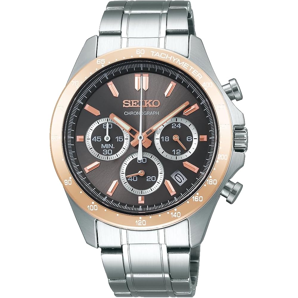 [Seiko Watch] SEIKO SELECTION SBTR026 Men s Watch, Battery Operated, Quartz, Chronograph, Date Ca...