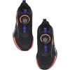 Anta Kids Fabric Comfortable Versatile Non-Slip Wear-Resistant Low-Top Basketball Shoes Kids Sneaker Black Coral-Orange 312449958
