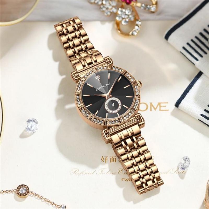 Luxury Watches For Women Waterproof Stainless Steel Woman Watch Elegant Fashion Quartz Ladies Wristwatch