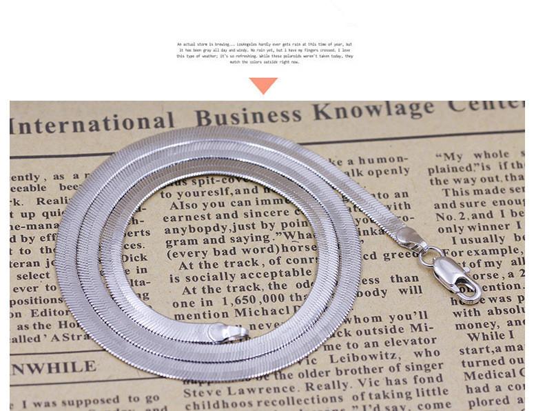 New Arrival Hot Sell Men  Snake Chain Platinum Plated Men`s Necklaces Birthday Gifts No Fade Promotion Cheap