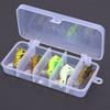 5 pcs Grasshopper Shape Artificial Fishing Lure Bait Fishing Tackle Sinking with Hook for Freshwater