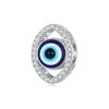 WOSTU 925 Sterling Silver Hand of Fatima Series Charm Demon Eye Bead Pendant Fit Original Bracelet Necklace DIY Jewelry