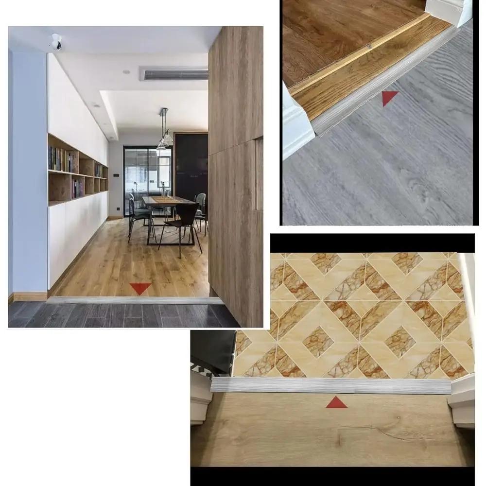 1pc 1mX5cm T-shaped Self-adhesive Threshold Transition Strip, Floor Edge Strip, Self-adhesive Seam Strip Threshold Strip