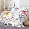 You're My Person Grey‘s Anatomy Blanket Luxury Soft Cartoon Flannel Blanket Lightweight Warm Plush Bed Sofa Chair Blanket