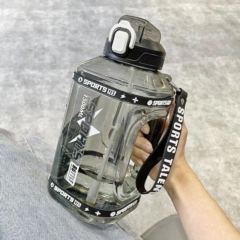 

Тонна бочка чашка для воды высокая термостойкость большой емкости чайник большой живот One Size чёрный