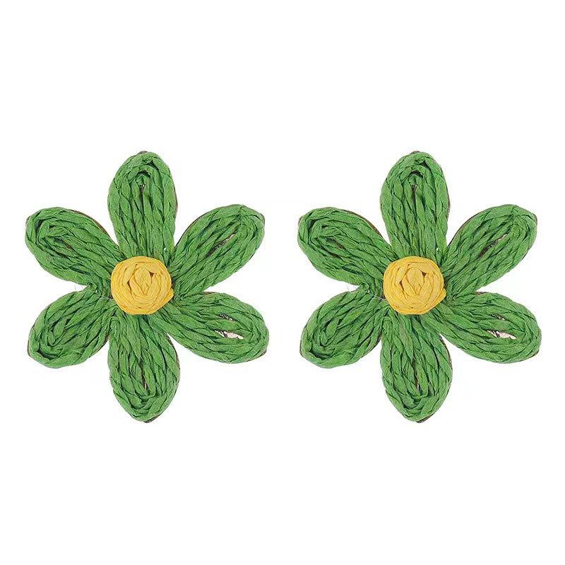 Lafite Flower Earrings, High-End Hand-Woven Earrings, Women'S Travel Photography Holiday Style Jewelry