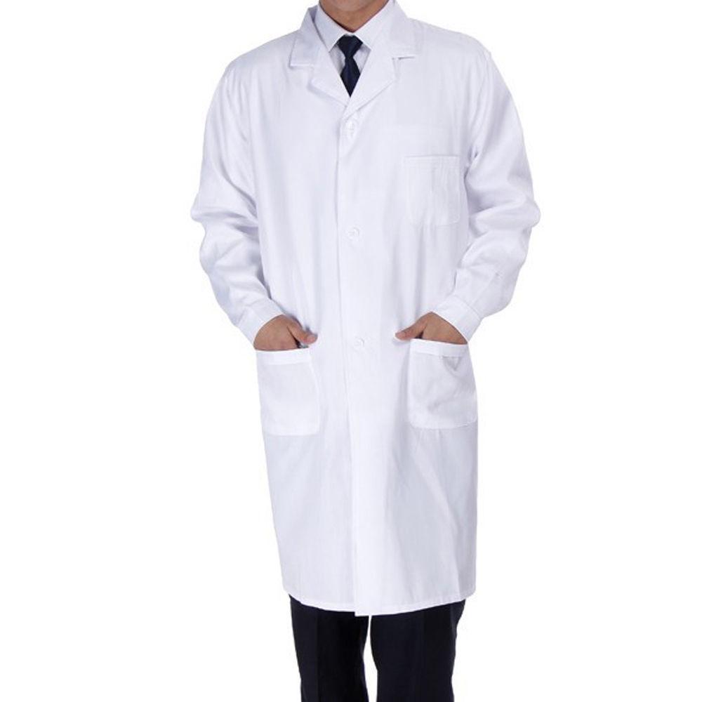 Doctor Work Clothes Nurse White Long Sleeves Men And Women In A Variety Sizes Of