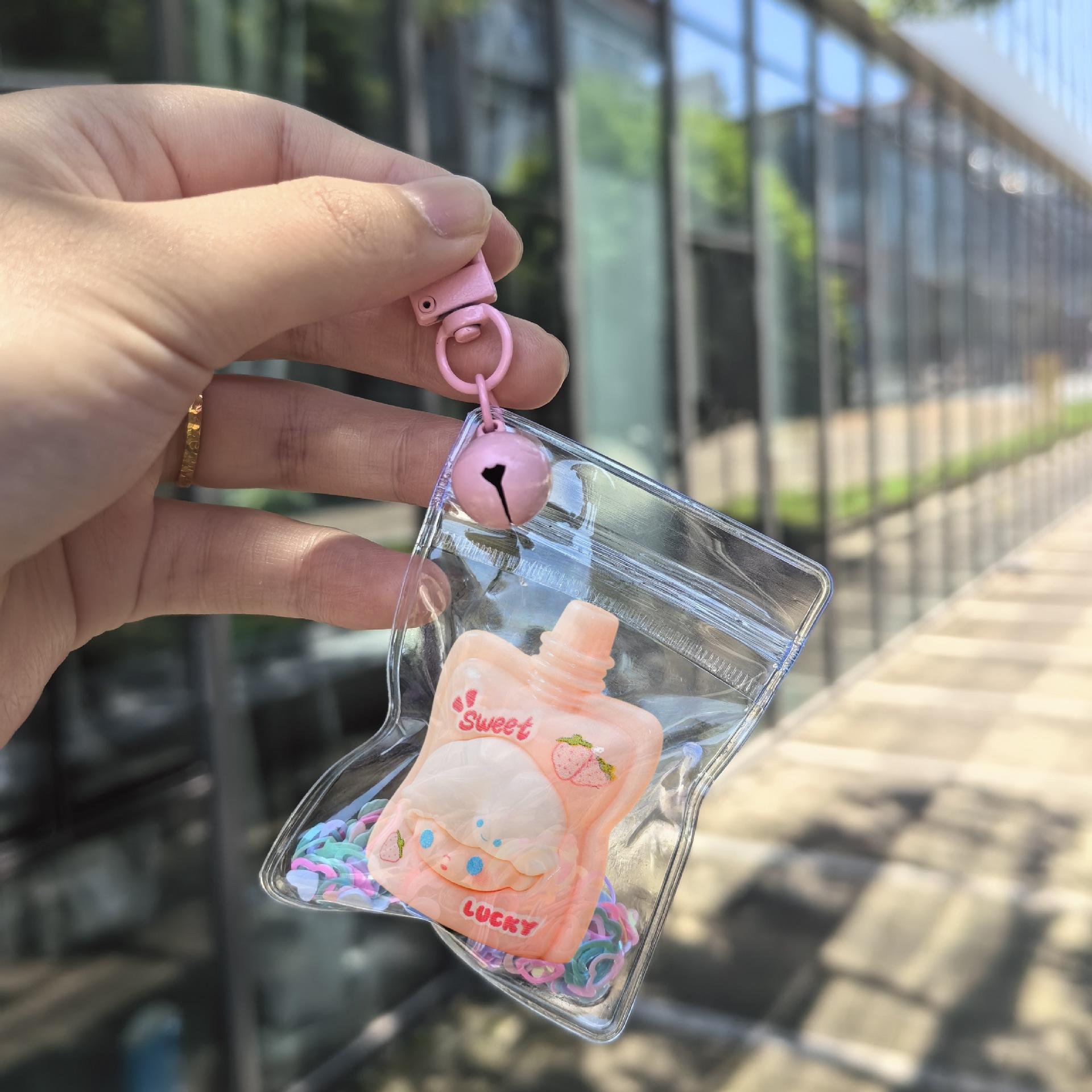 

Cartoon Suction Jelly Sp Cute Doll Keychain Creative Small Gift Live Stream Pair Blind Bag Pendant