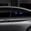 Solar Powered Car Decoration Demon Eye Window Light, Waterproof Wireless Dynamic Warning Sign with Suction Devil Light Cup, USB Charging LED