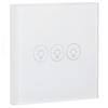 WiFi Touch Light Switch Voice Control Dimmable Smart Wall Touch Switch with Timer for Tuya 90?250V