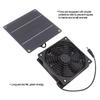 Solar Exhaust Solar Panel Exhaust High for Air Chicken Dog and Pet 12V 3W Fan, Fan, Efficiency, Monocrystalline, Circulation, Coops, Houses,