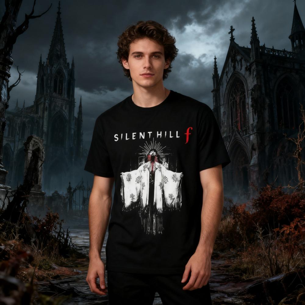 

Silent Hill F T-Shirt New Works Game Tshirt Silent Hill Japanese Style Shirt Men Women Gamers Game Lover Tee Fashion Cotton T... 5XL різнокольоровий
