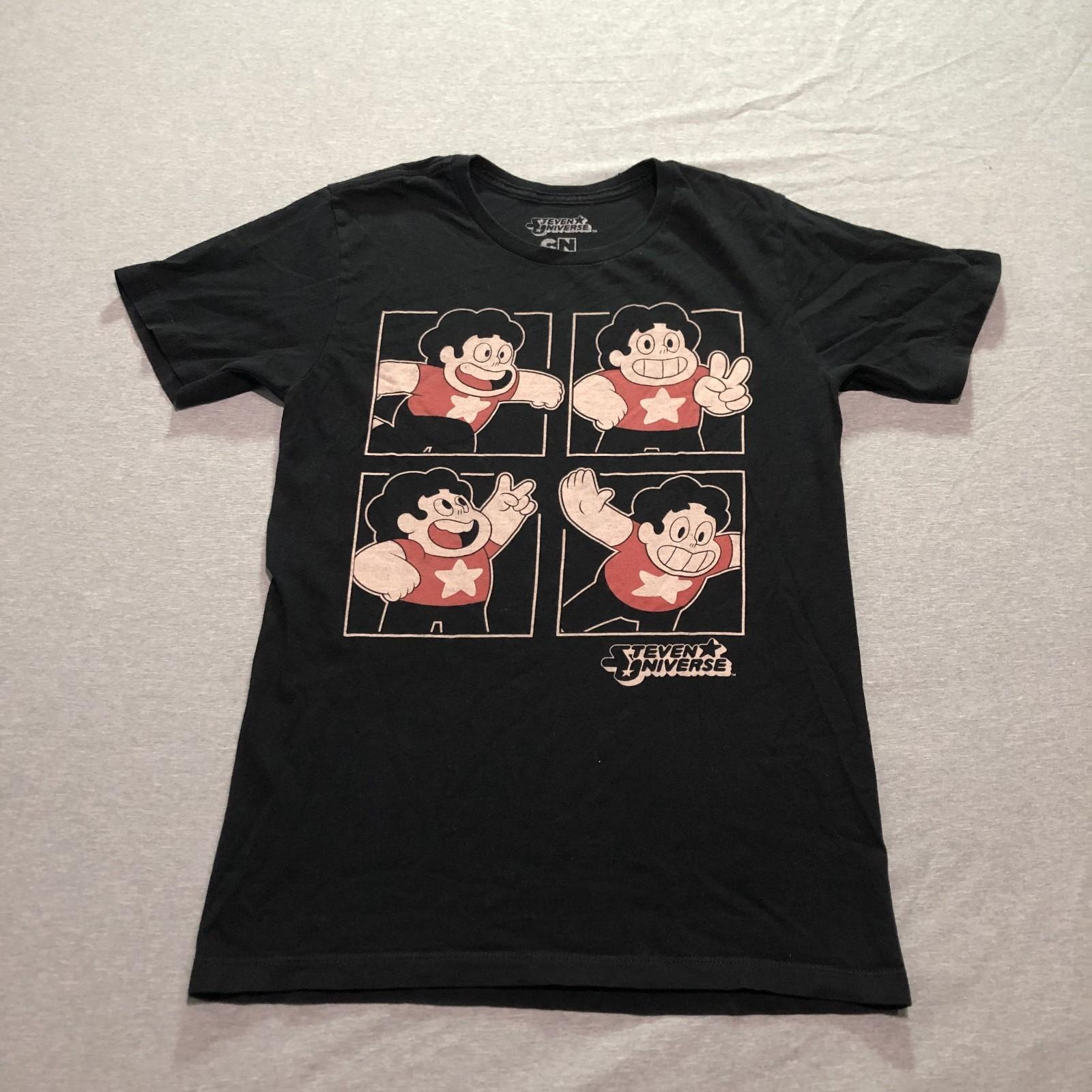 Cartoon Network Steven Universe T Shirt Women s Small Graphic Print Black Tee S