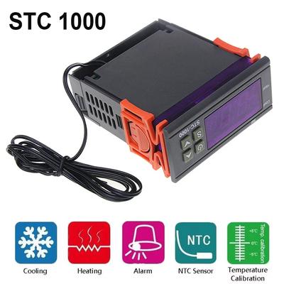 LED Digitaler Temperaturregler, Thermostat, Temperaturregler, Inkubatorrelais, Heizen und Kühlen 12 V 24 V 220 V STC-1000