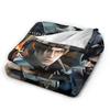 Soft Blanket Travel Office Leon Kennedy Throw Blanket Aesthetic  Bedspread For Bedroom