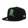 [New Era] Cap 59FIFTY Dayton Dragons MiLB ON-FIELD AUTHENTIC ROAD FITTED CAP DAYTON DRAGONS MINOR LEAGUE Reds Hat REDS 5950 Black Sz 7-14 [Used]