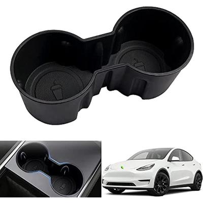 Center Console Cup Holder Insert Compatible With Tesla Model 3 / Y Accessories Only Fit New Console
