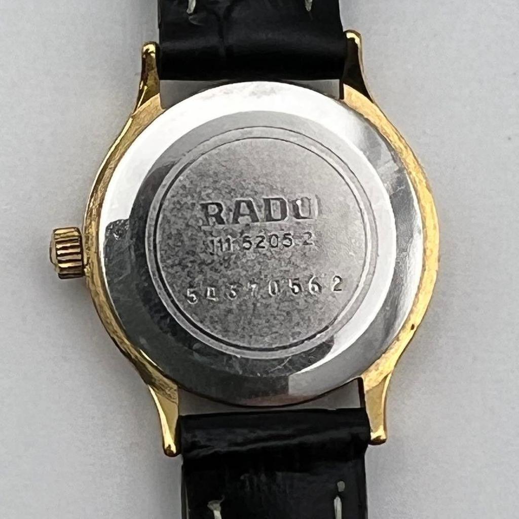 Used [Working Item] RADO Quartz Watch Gold with Date Vintage A52