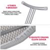 Household Portable Iron Rest Foldable Standing Ironing Board Multi Height Adjustable Premium Board Cover