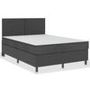 VidaXL Upholstered Bed Base Grey Fabric 160 X 200 Cm