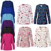 Women's Summer Short Sleeve Nurse Uniform Scrub Suit for Beauty and Pet Clinics