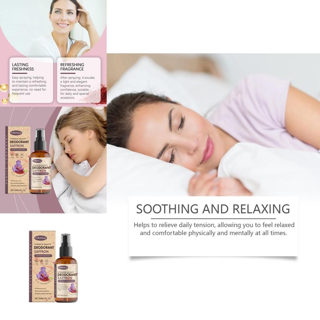 Spray Saffron Magnesium For Gentle Nighttime Comfort Relaxation And
