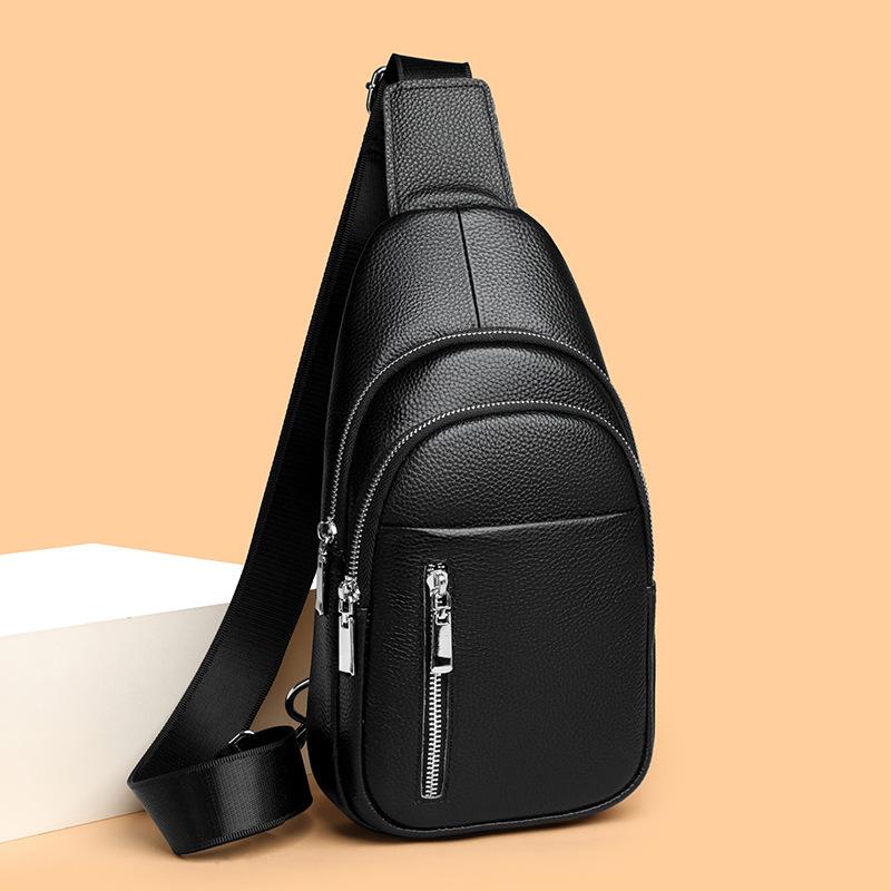 

Мужская нагрудная сумка, сумка через плечо, модная и повседневная мужская сумка чёрный