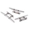 316 Stainless Steel Combo Mooring Cleat 1Pc 4 5 6 Inch 2 Hole Polished for Marine Boat Deck Use