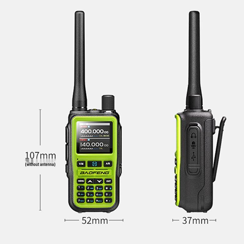 BaoFeng UV5Rmini Handheld Radio: Full Band, AM Aviation, One-Key Frequency Match, Self-Driving Tour, Outdoor Use, TYPE-C Charging.