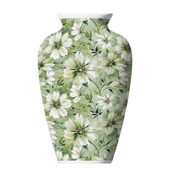 3D Puzzle Vase DIY Puzzle Vase Flower Holder 160 Curved Puzzle Pieces Decorative Floral