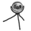 Handheld Stroller Fan Battery Operated 360 Degree Rotating Flexible Tripod Clip On Fan 2600mAh