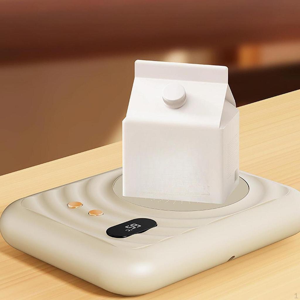 Cup Warmer Tea Water Milk for Chocolate Desk Beige