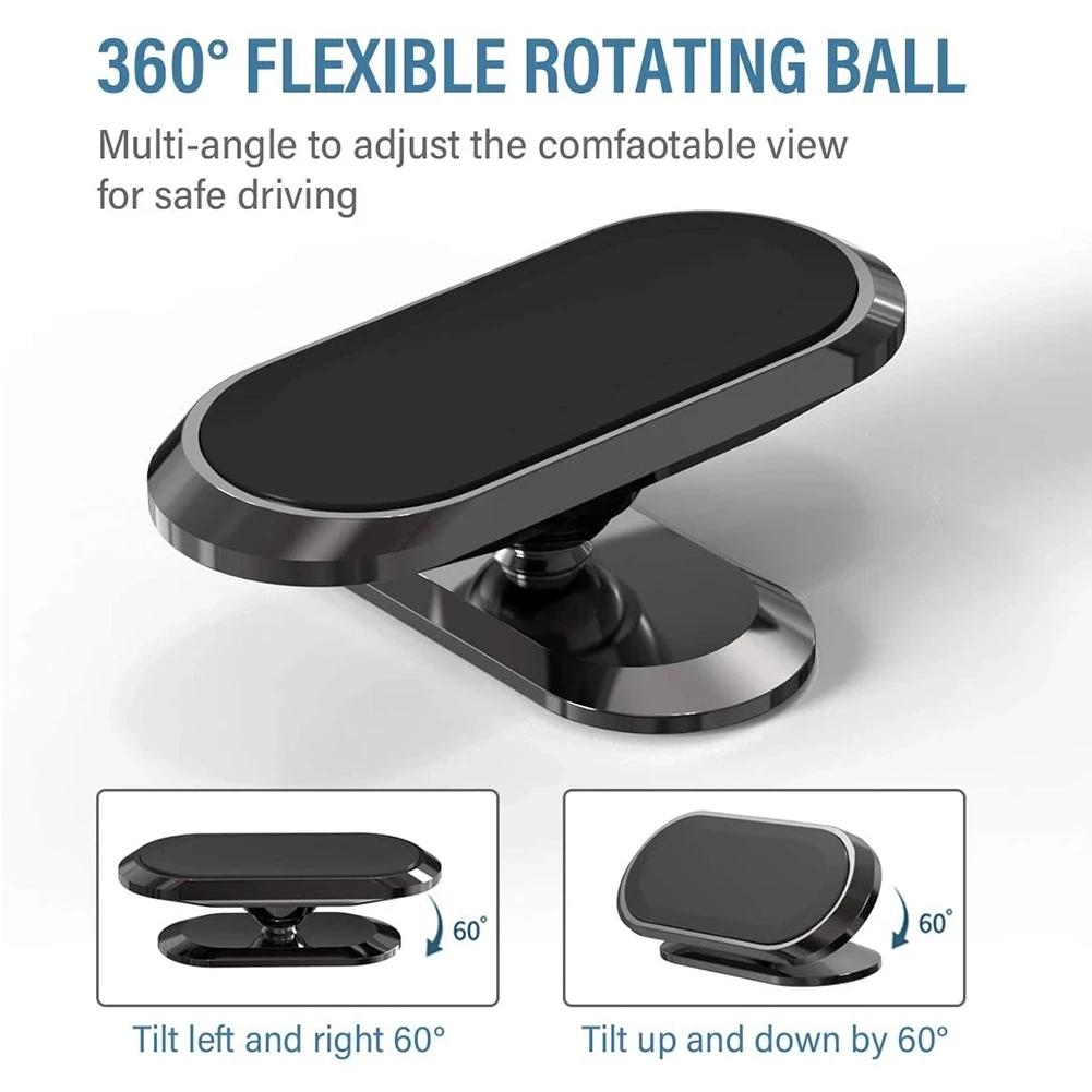 360° Magnetic Car Phone Holder Magnet Smartphone Mobile Stand Cell GPS Support For iPhone 17 16 XR Xiaomi Mi Huawei Samsung LG