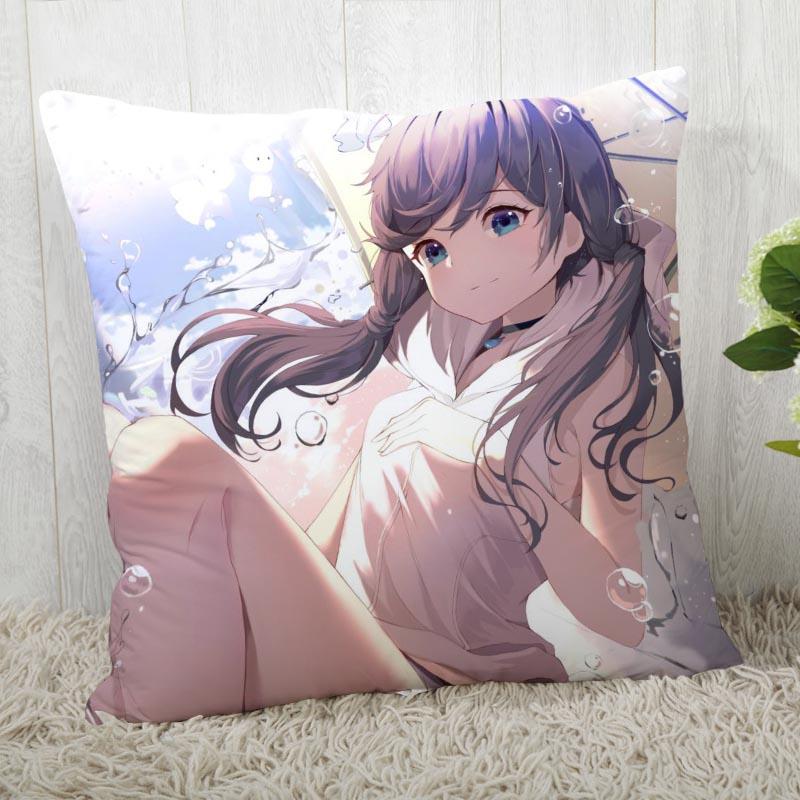 Tenki No Ko (Weathering With You) Pillow Cover Customize Pillowcase Modern Home Decorative Pillow Case For Living Room