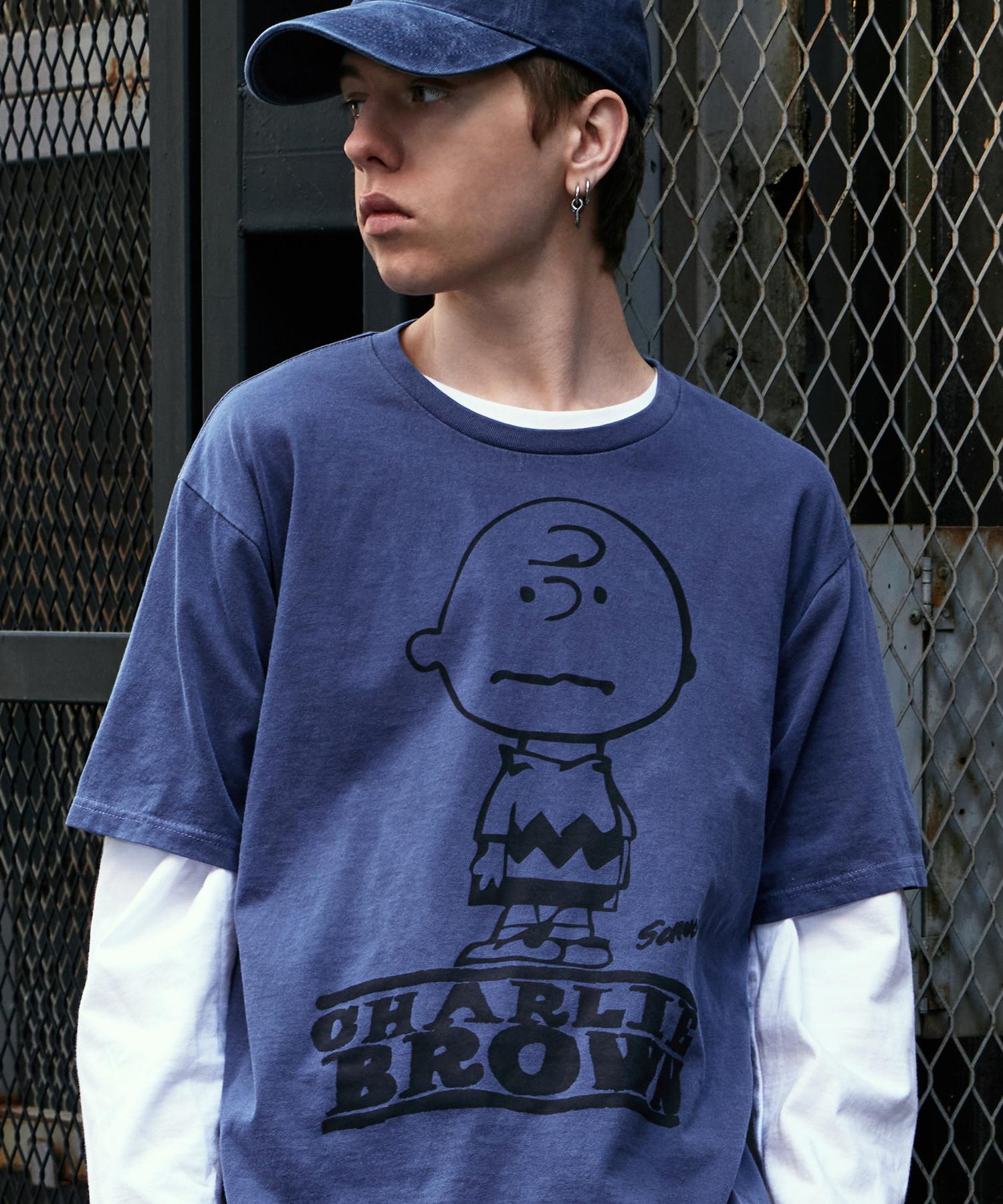 V2 Charlie Brown Pigment T-Shirt (Navy) Navy/M