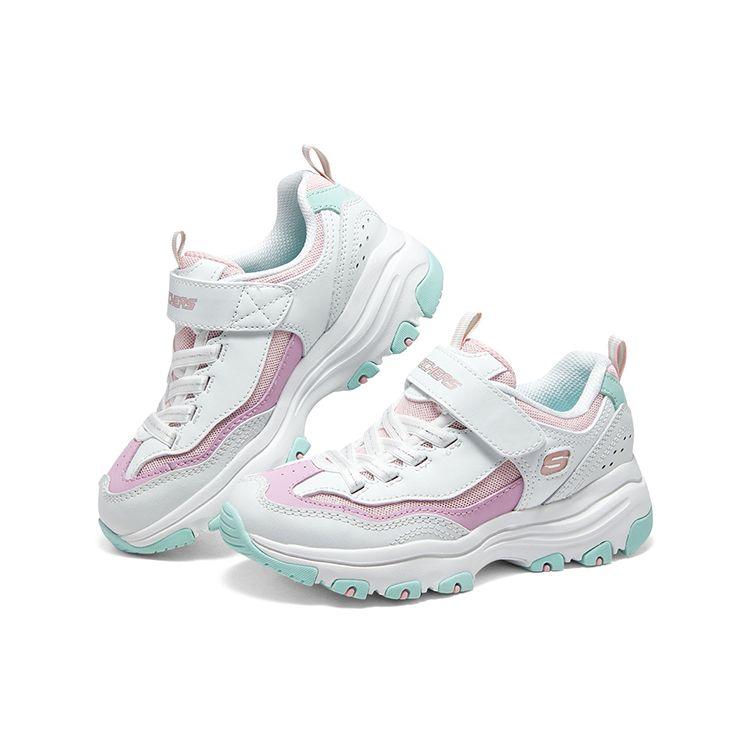 Skechers I-Conik Kids Casual Shoes Kids sneaker White Pink 8701649L-WPMT