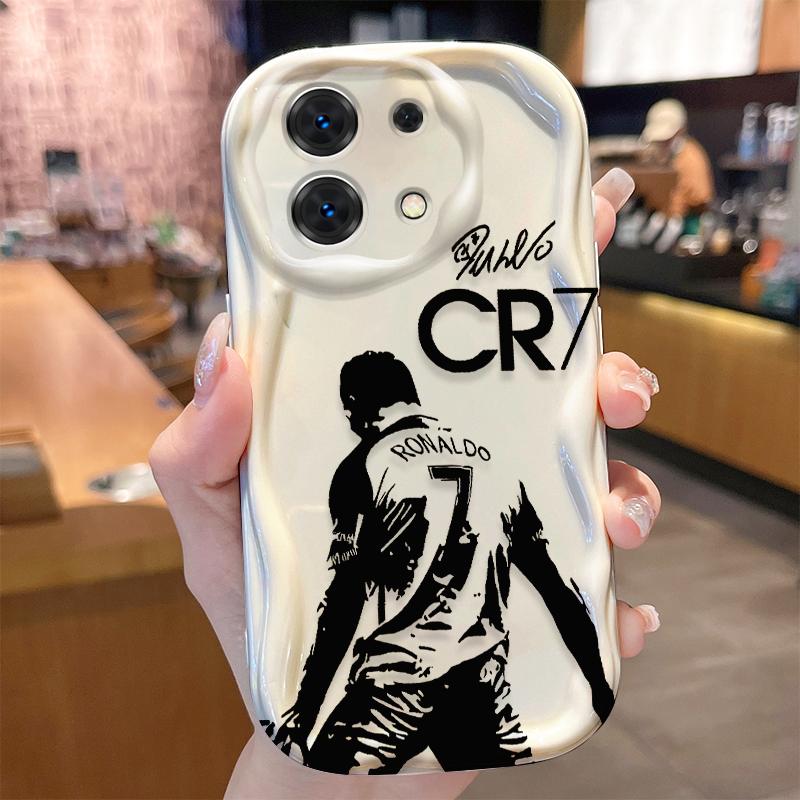 Coque CR7 pour Xiaomi Redmi Note 14 13 12 11 10 Pro Plus 5G 9 14C 13C 4G 12C 10C 10S A2 A1 Coque antichoc souple en silicone liquide