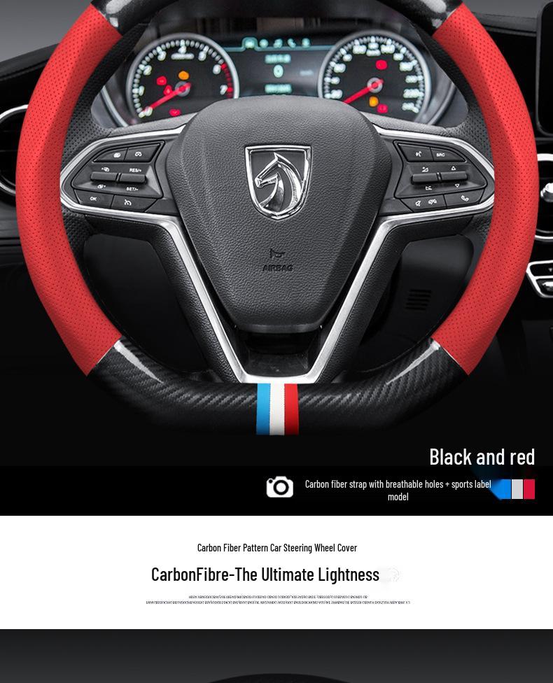 Baojun 310/330/610/630/560/730E100/510 Lenkradbezug aus Kohlefaserleder