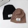Solid Color Korean Style Summer Spring Knitted Hat Men Skull Cap Stacking Bonnet Women Beanie